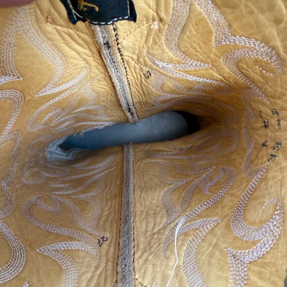 Yucca Boots Exotic Line Ostrich Leather Men's 7 Women's 8.5 - Picture 6 of 15